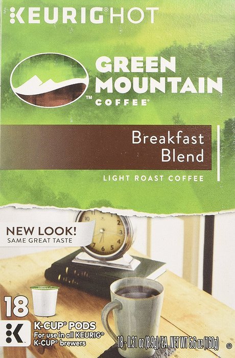 Keurig K-Cup Coffees, Flavor: Breakfast Blend, 18 Count N6