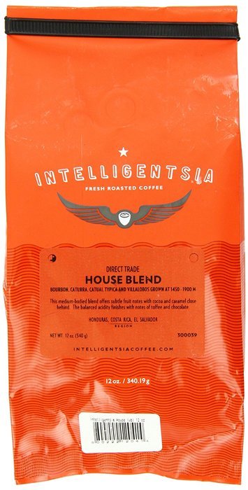 Intelligentsia House Blend, Direct Trade, Whole Bean Coffee, 12-Ounce