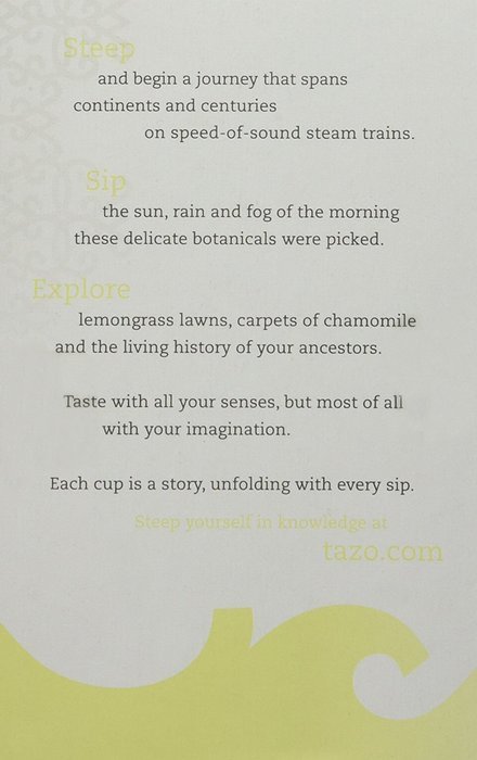 Tazo Decaf Lotus Blossom Green Tea, 20 ct N2
