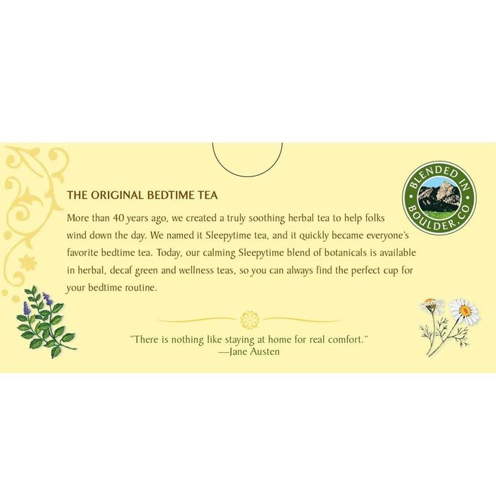 Celestial Seasonings Sleepytime Herbal Tea, 20 Count (Pack of 6) N2