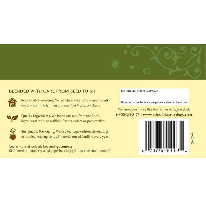 Celestial Seasonings Sleepytime Herbal Tea, 20 Count (Pack of 6) N3
