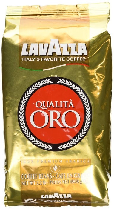 Lavazza Qualita Oro Italian Coffee Whole Beans 2.2 Pound N2