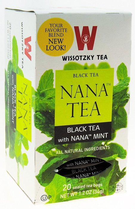 Wissotzky Nana Tea, 1.32-Ounce Boxes (Pack of 6) N2