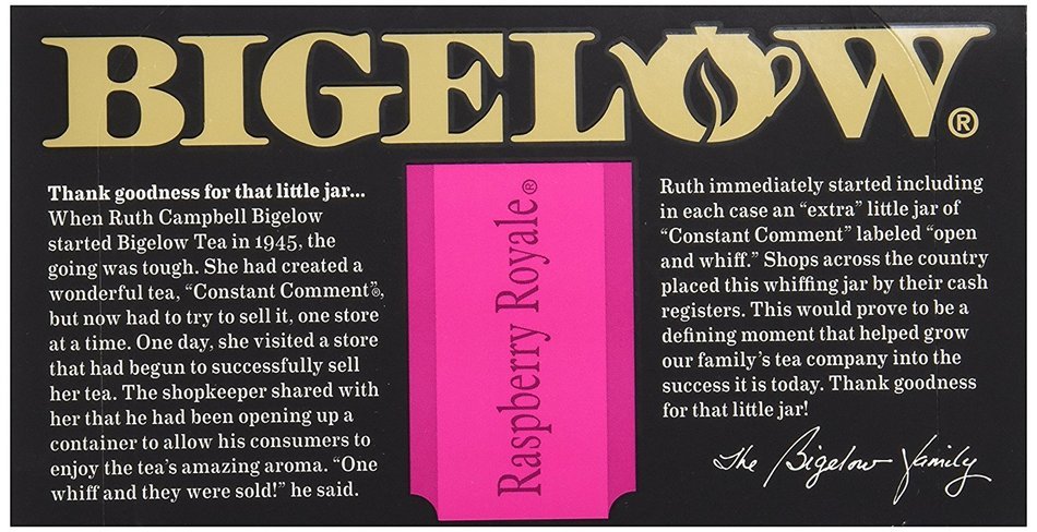 Bigelow Raspberry Royale Tea Bags - 20 ct (Pack of 2) N5