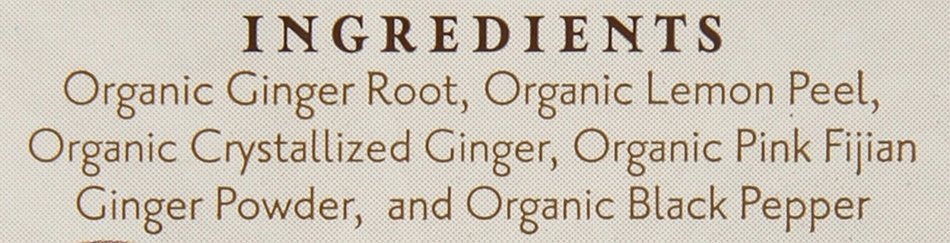Harney & Sons Organic Chopra Center Ginger Tea in 20ct. Tin N3