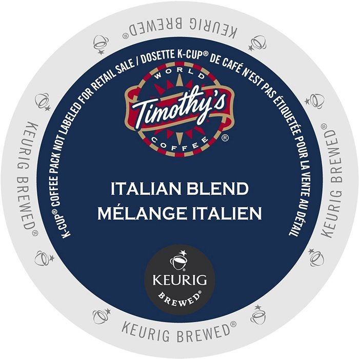 Italian Roast K-Cup Coffee 96 Count Variety Pack - Barista Prima Italian Roast, Lavazza Classico, Timothy's Italian... N3