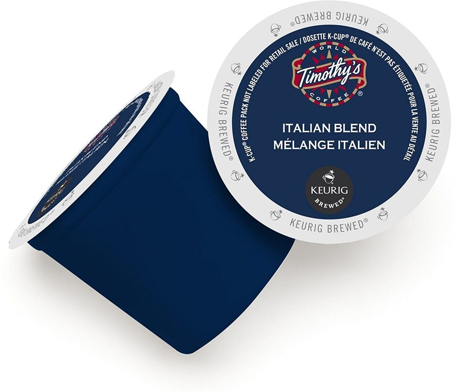 Italian Roast K-Cup Coffee 96 Count Variety Pack - Barista Prima Italian Roast, Lavazza Classico, Timothy's Italian... N5