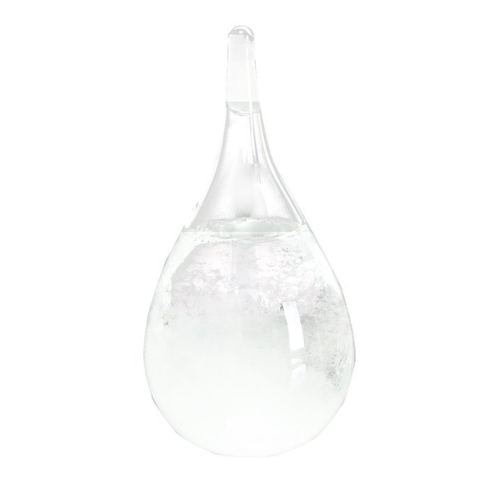 Storm Glass - TOOGOO(R)Weather Forecast Crystal Tempo Drops Water Shape Storm Glass Home Decor 9.8*20cm