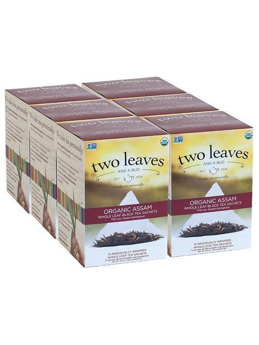 Organic Assam Black Tea, 15 Count (Pack of 6)