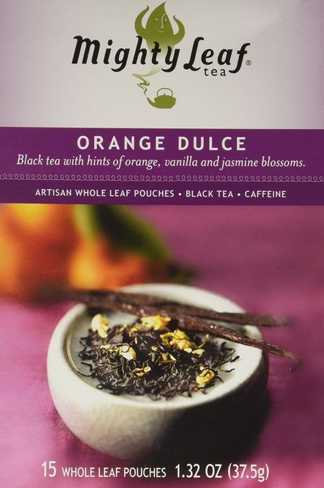 Mighty Leaf Black Tea, Orange Dulce, 15 Pouches (Pack of 3)