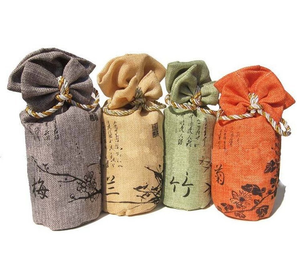 OMyTea 100% Organic Natural Air Purifying Bamboo Charcoal Deodorizer Bag - Most Effective Odor Remove - Portable...