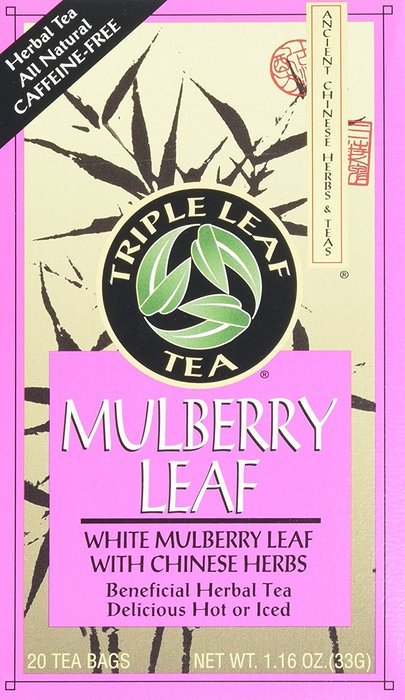 Triple Leaf Tea Bags, Mulberry Leaf, 20 Count N3