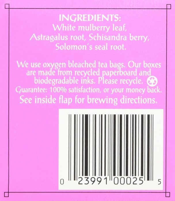 Triple Leaf Tea Bags, Mulberry Leaf, 20 Count N4