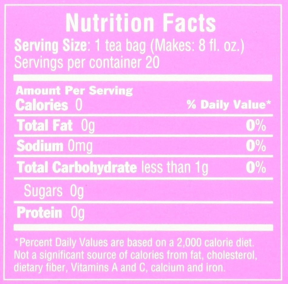 Triple Leaf Tea Bags, Mulberry Leaf, 20 Count N7