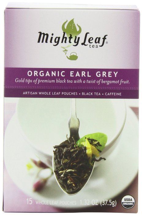 Mighty Leaf Black Tea, Organic Earl Grey, 15 Pouches (Pack of 3) N2