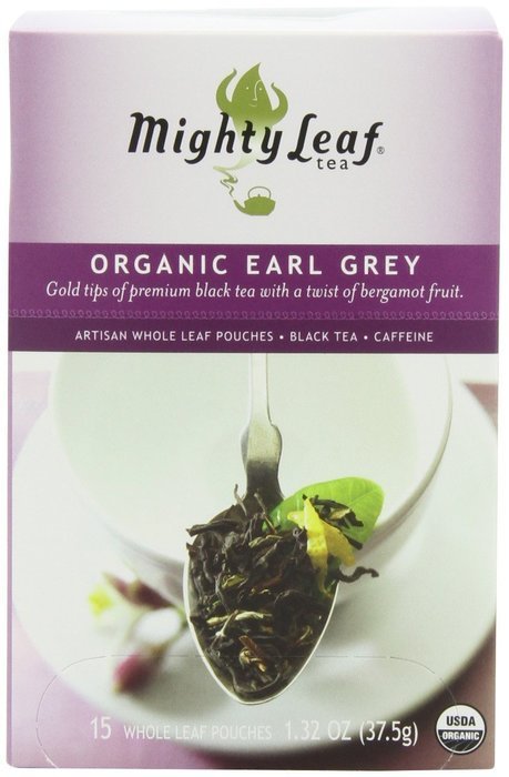 Mighty Leaf Black Tea, Organic Earl Grey, 15 Pouches (Pack of 3) N6