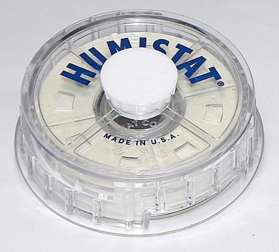 Only Adjustable Humidifier & Hygrometer for Guitars (White / Silver) --- By Humistat USA N2