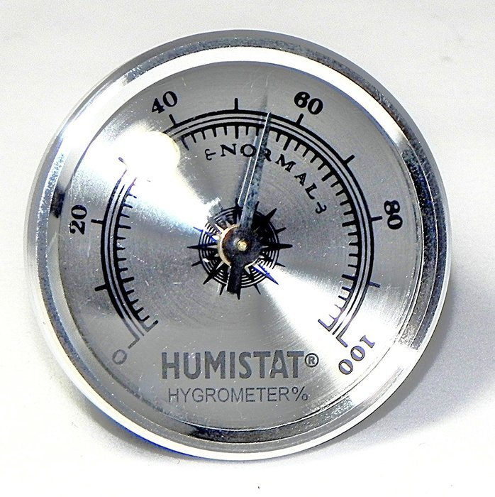 Only Adjustable Humidifier & Hygrometer for Guitars (White / Silver) --- By Humistat USA N3