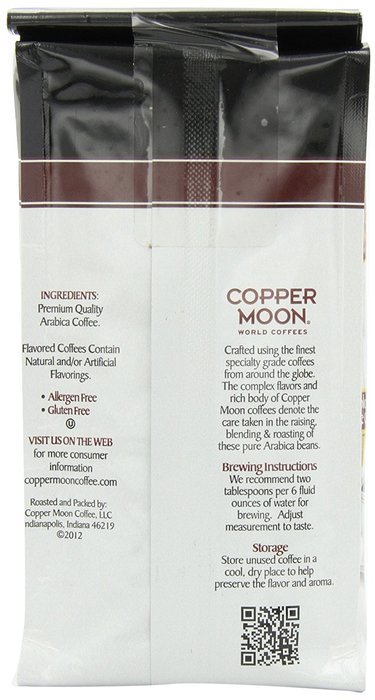 Copper Moon Sumatra Dark Coffee, Whole Bean, 5-Pound Bag N3