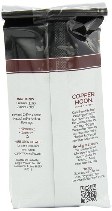 Copper Moon Sumatra Dark Coffee, Whole Bean, 5-Pound Bag N5