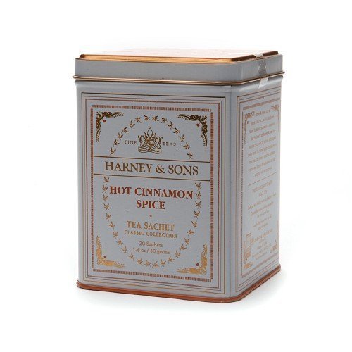 Harney & Sons Fine Teas Classic Collection Tea Sachets, Hot Cinnamon Spice 20 ea