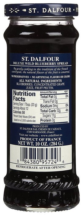 St. Dalfour Wild Blueberry Conserves, 10 Ounce N8