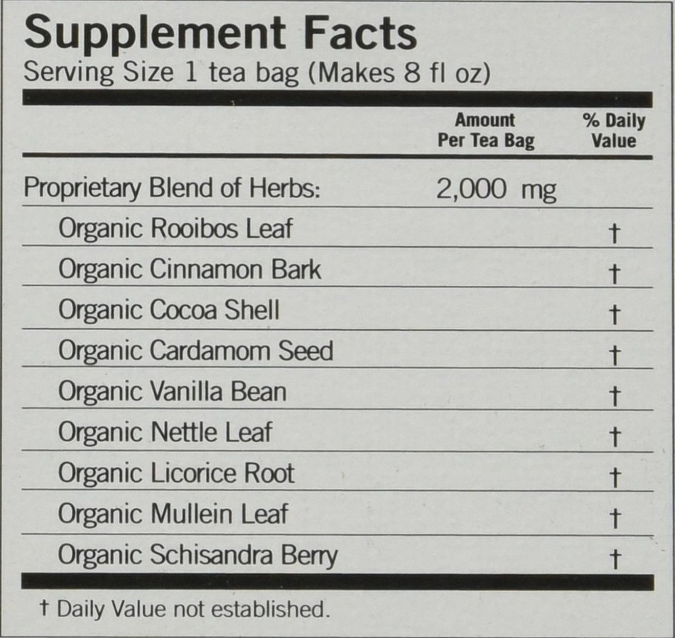 Yogi Tea Healthy Skin Cinnamon Vanilla Organic Tea, 6 Count N3