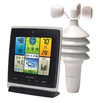 AcuRite Pro 3-in-1 Color Weather Station with Wind Speed