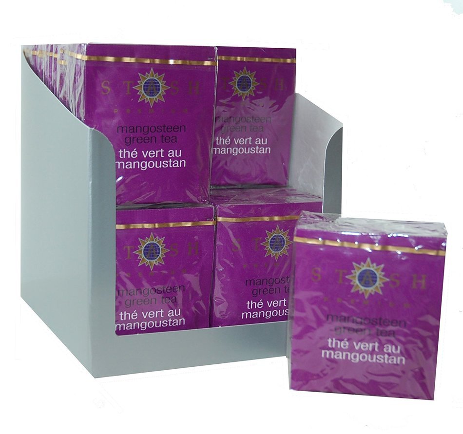 Stash Tea Ginger Peach Green Tea, 10 Count Tea Bags in Foil (Pack of 12) N47