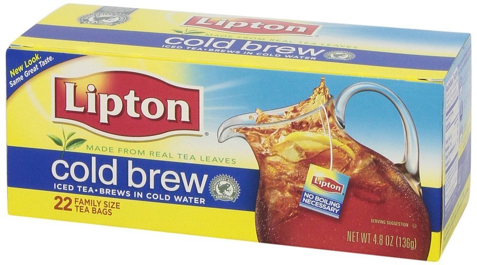 Lipton Cold Brew Tea, Pitcher Size, 22 ct N8