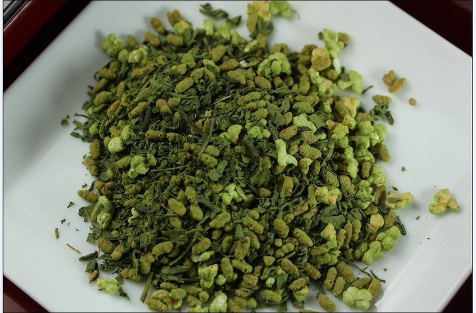 Ocha & Co. Premium Organic Japanese Genmaicha Matcha Roasted Brown Rice Blend Green Tea 100g 3.5oz. N3