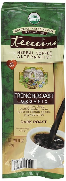 Teeccino Caffeine Free Herbal Coffee - Maya French Roast - 11 oz