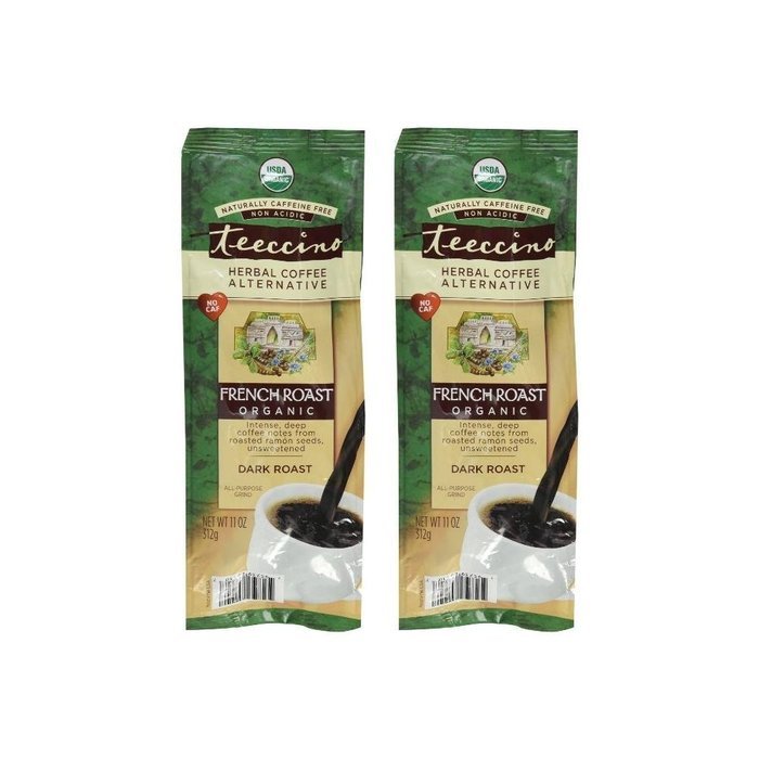 Teeccino Caffeine Free Herbal Coffee - Maya French Roast - 11 oz N3