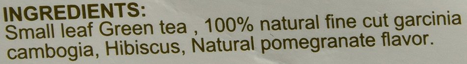 HYLEYS Tea Garcinia Cambogia Wellness Tea, Pomegranate, 1.32 Ounce N7