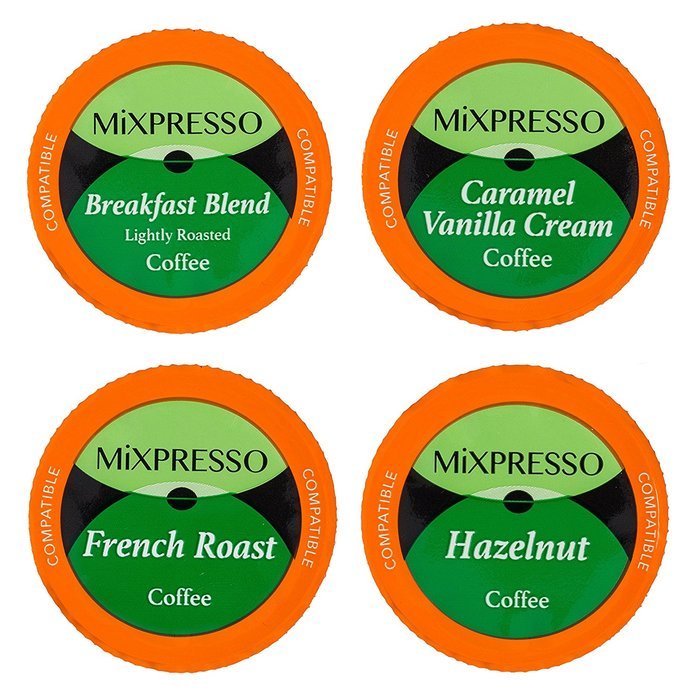50 Caramel Vanilla Cream K Cups - For All Keurig Machines - by Mixpresso Coffee N3