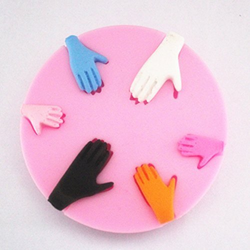 Longzang Small Hand Silicone Mold Sugar Craft DIY Gumpaste Cake Decorating Clay
