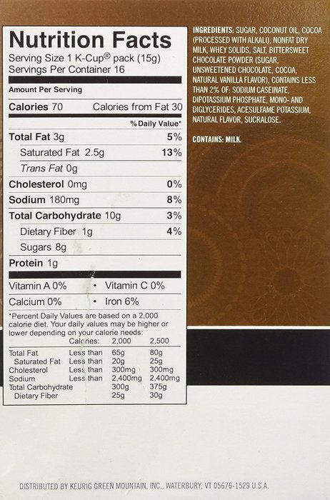 Cafe Escapes Milk Chocolate Hot Cocoa Keurig K-Cups, 16 Count N6