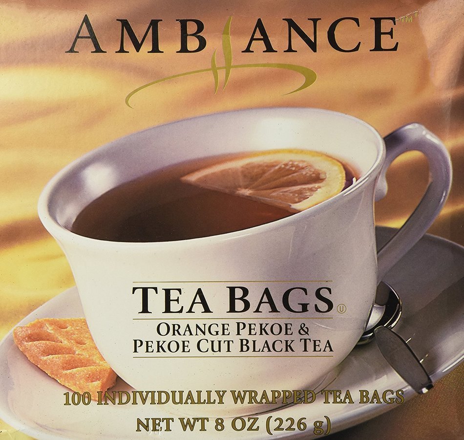 1 X 100 Ambiance Orange Pekoe & Pekoe Cut Black Tea Bags