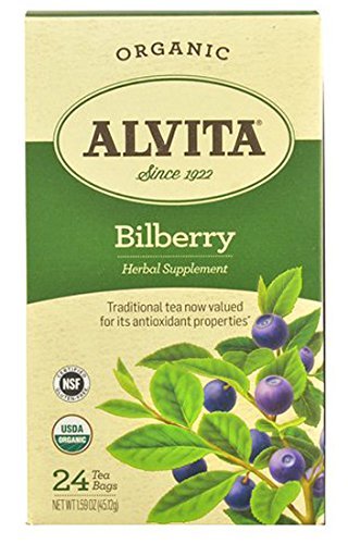 Alvita Tea Organic Bilberry Herbal Tea Bags, 24 Count N2