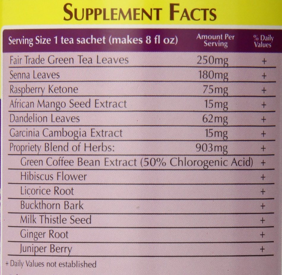Zhena's Gypsy Tea Extra Strength Slim Me Green Tea, Superfruit Mixed Berry, 30 Count N3