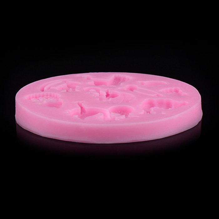 Chic Baby Shower Silicone Fondant Cake Chocolate Baking Sugarcraft Decor Mould N4