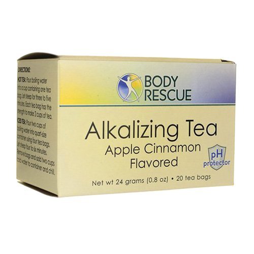 Body Rescue Alkalizing Tea, Apple Cinnamon, 20 Count