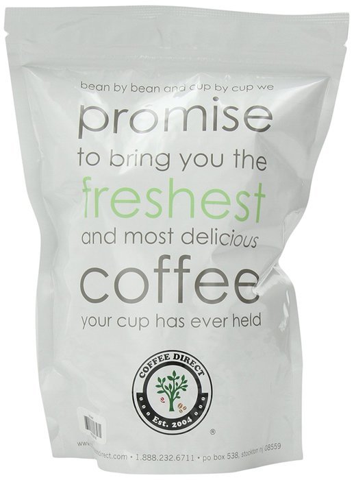 Coffee Bean Direct Dark Sumatra Mandheling, Whole Bean Coffee, 16-Ounce Bags (Pack of 3) N2