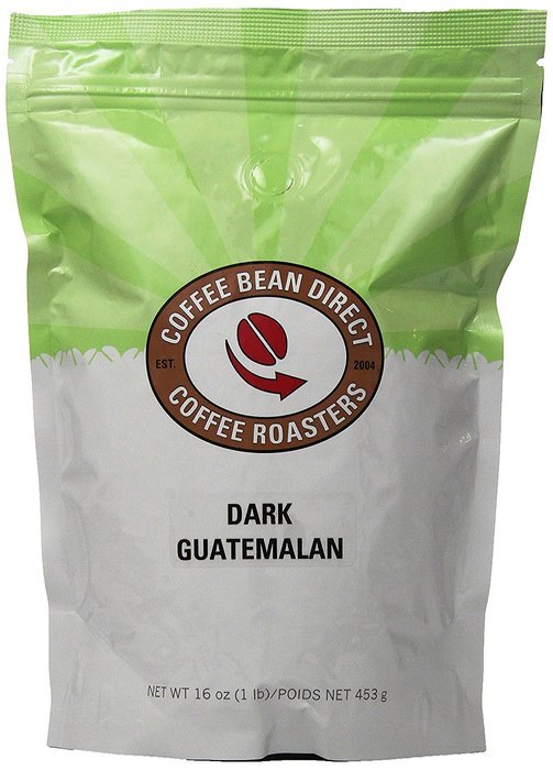 Coffee Bean Direct Dark Sumatra Mandheling, Whole Bean Coffee, 16-Ounce Bags (Pack of 3) N11