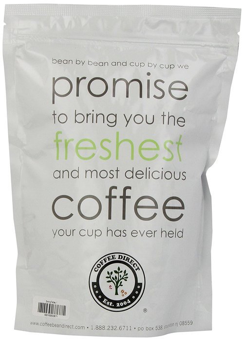 Coffee Bean Direct Dark Sumatra Mandheling, Whole Bean Coffee, 16-Ounce Bags (Pack of 3) N20