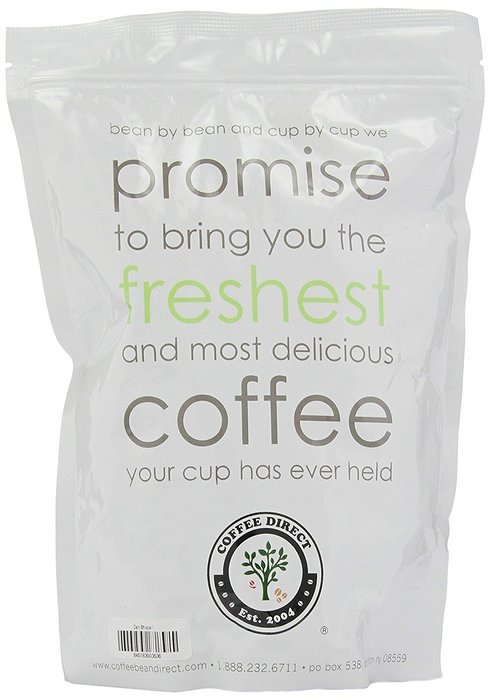 Coffee Bean Direct Dark Sumatra Mandheling, Whole Bean Coffee, 16-Ounce Bags (Pack of 3) N21