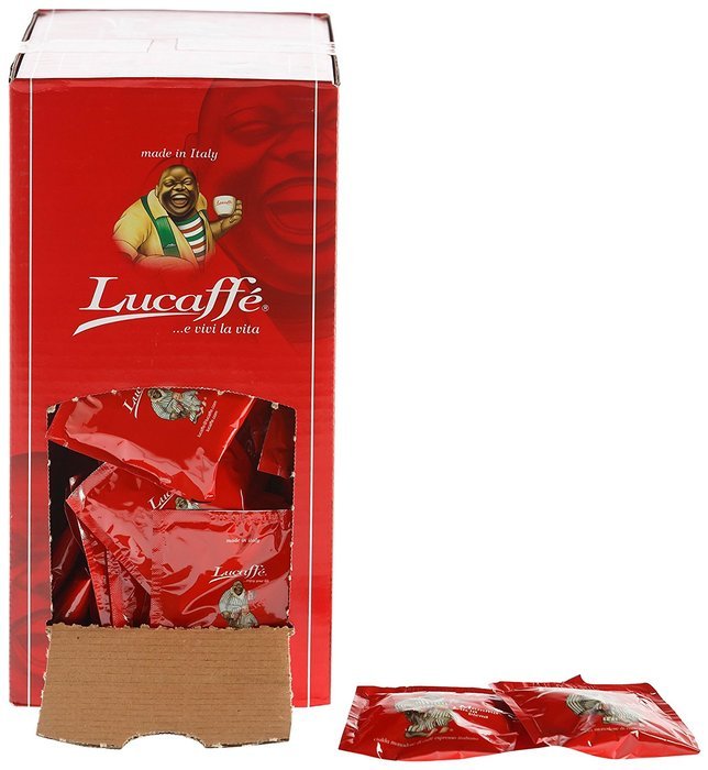 150 Lucaffe' Mamma Lucia ESE Espresso pods case