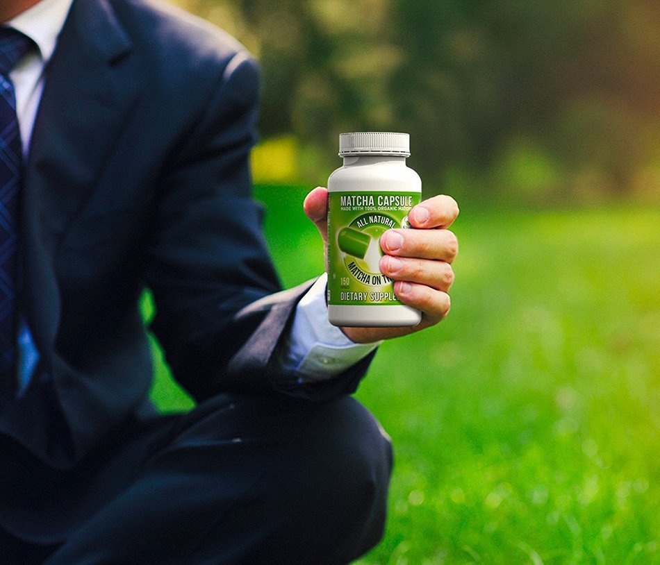 Organic Matcha Green Tea Capsule - Powerful antioxidant and energy booster- Japanese (150 easy-to-swallow capsules) N5