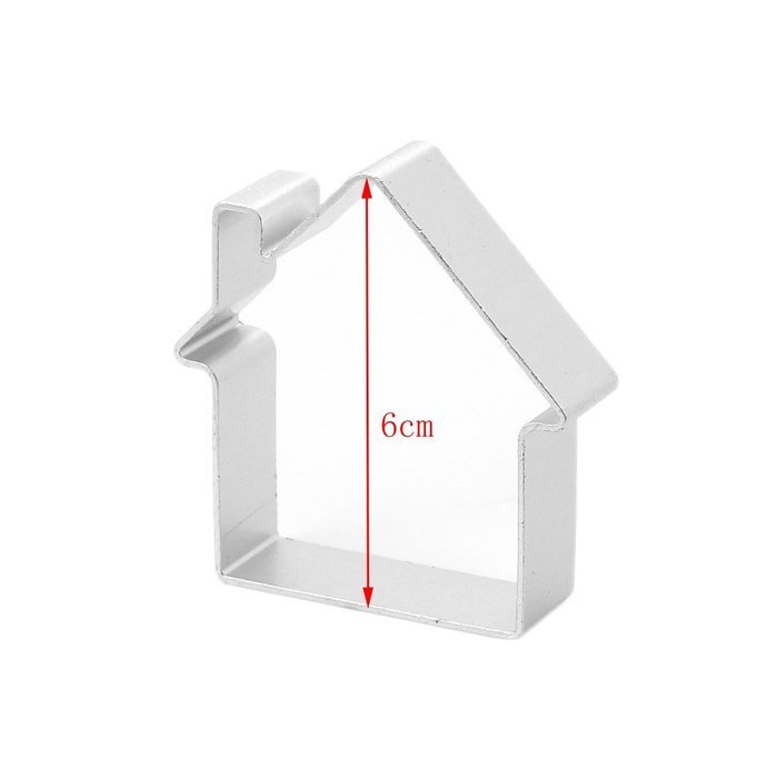 House Shaped Cake Decorating Cookies Baking Cutter Mould Tool Aluminium Alloy N3
