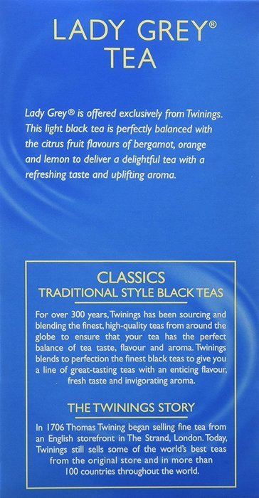 Twinings Lady Grey Tea (3x20 bag) N5